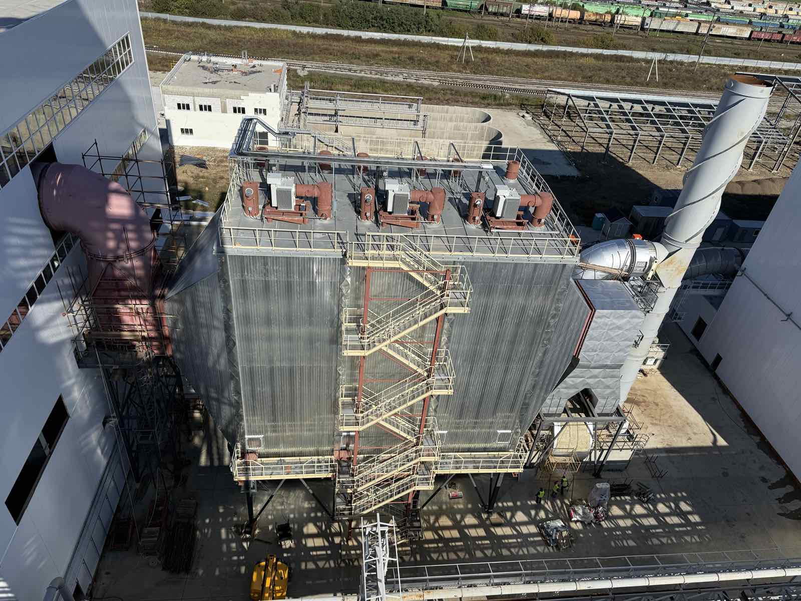 монтаж промислових електрофільтрів